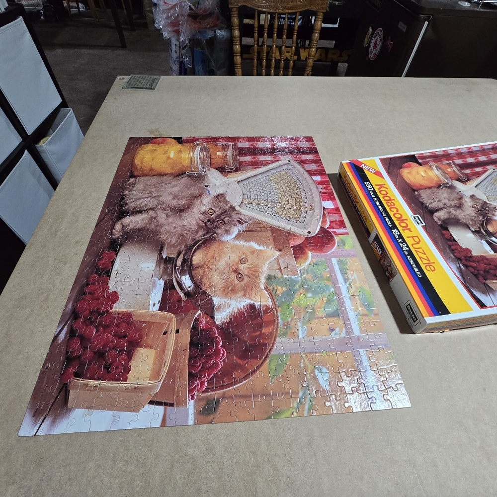 Nice Easy Kitty Puzzle 550 Pieces - Picture 2 of 2